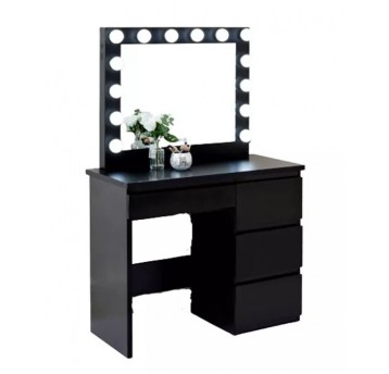 Toaletka kosmetyczna TL08 led Czarna