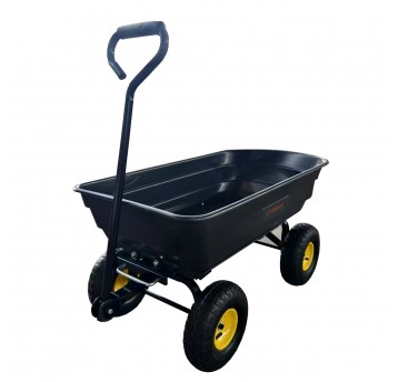 WO01 Wózek ogrodowy plastikowy czarny