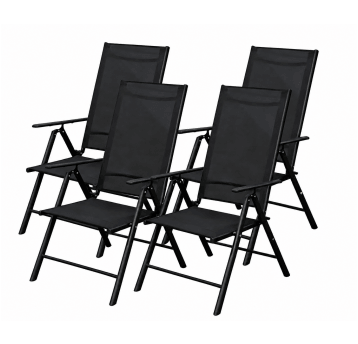 ZKO-A-4 Zestaw 4 krzeseł aluminiowych YLFC-012