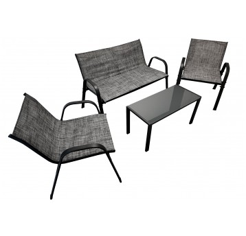 ZMO-S-1 Zestaw mebli ogrodowych YLTC-014 szary