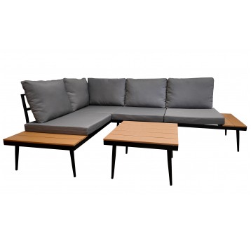 ZMO-S-6 Zestaw mebli ogrodowych F017 szary